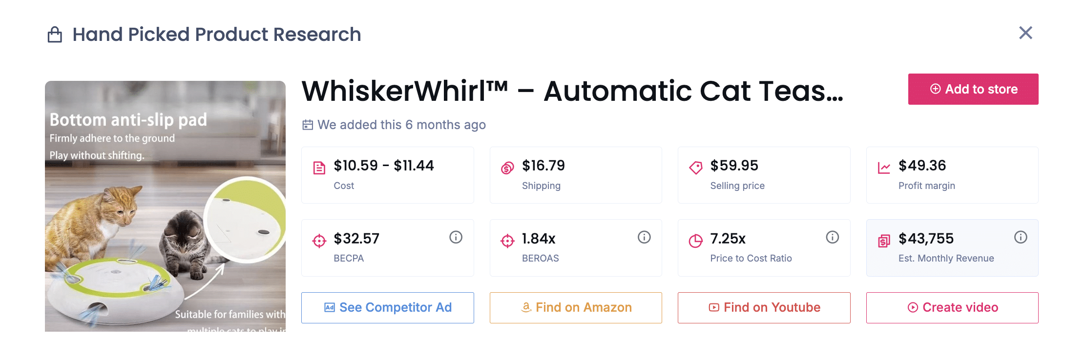 The Whisker Wheel (Pet Tech Niche)